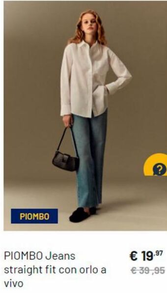 OVS Jeans straight fit con orlo a vivo offerta
