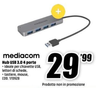 Mediacom Hub USB 3.0 4 porte