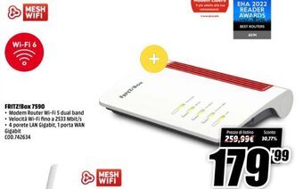 MediaWorld Fritz! Box 7590 offerta