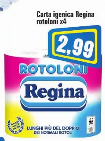 Punto Vigas Regina Rotoloni Carta igenica x 4 offerta