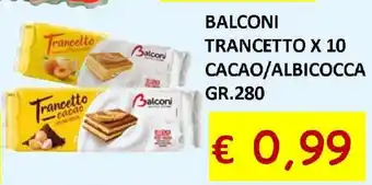 Punto Vigas Balconi Trancetto x 10 Cacao/ Albicocca 280 Gr. offerta