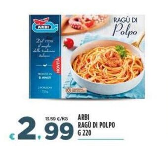 Deco Supermercati Arbi Ragù di Polpo g 220 offerta