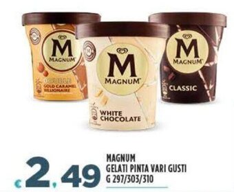 Deco Supermercati Magnum Gelati Pinta vari gusti g 297/303/310 offerta
