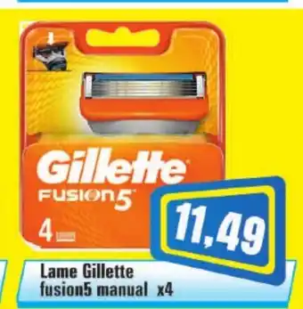 Punto Vigas Gillette Lame Fusion5 manual x 4 offerta