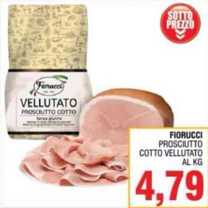 Fiorucci Prosciutto Cotto Vellutato offerta di Bitar