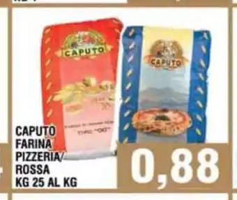 Bitar Caputo Farina Pizzeria/ Rossa 25 Kg Al Kg offerta