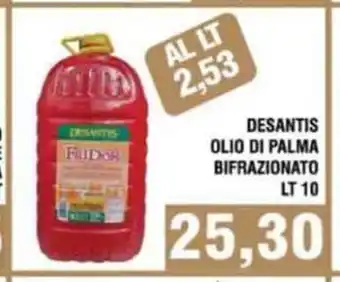 Bitar Desantis Olio Di Palma Bifrazionato 10 Lt. offerta