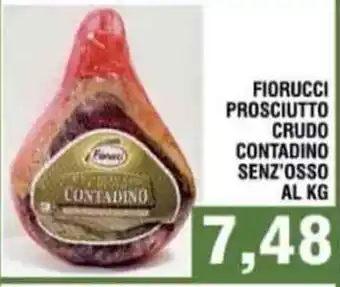 Bitar Fiorucci Prosciutto Crudo Contadino Senz' Osso Al Kg offerta