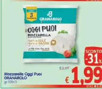 A&O Granarolo Oggi Puoi Mozzarella 300 G(ml) offerta
