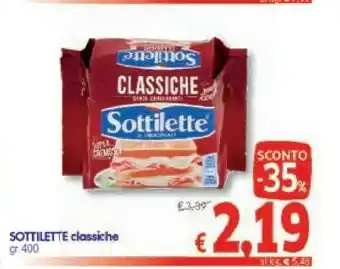A&O Mondelez Sottilette Le Originali Classiche 400 G(ml) offerta