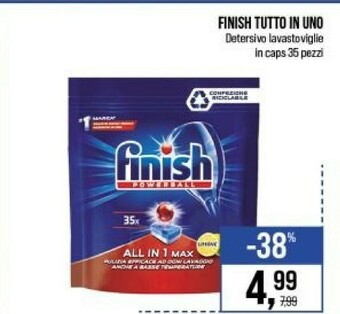 Caddy's Finish Detersivo lavastoviglie offerta