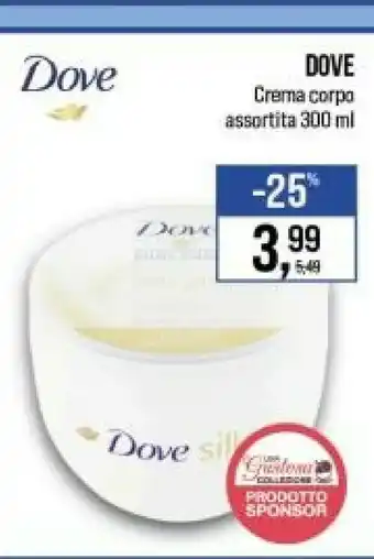 Caddy's Dove Crema corpo offerta