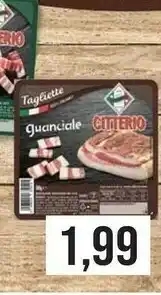 Supermercati Gulliver Citterio Guanciale offerta