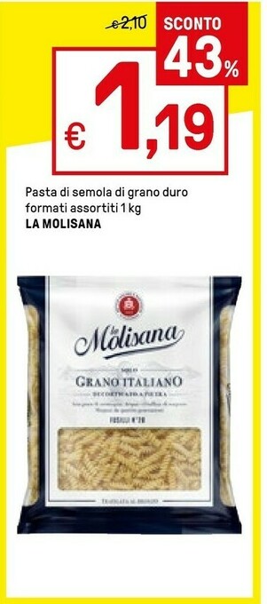 Iper La Grande La Molisana Pasta Di Semola Di Grano Duro offerta