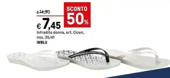 Iper La Grande Iblu Infradito Donna offerta