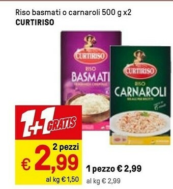 Iper La Grande Curtiriso Riso Basmati 1000 G(ml) offerta