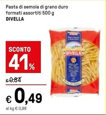 Iper La Grande Divella Pasta Di Semola Di Grano Duro offerta