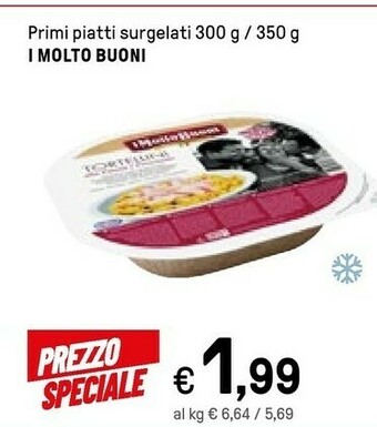 Iper La Grande I Molto Buoni Primi Piatti Surgelati offerta