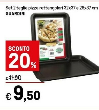Iper La Grande Guardini Set Teglie Pizza Rettangolari offerta