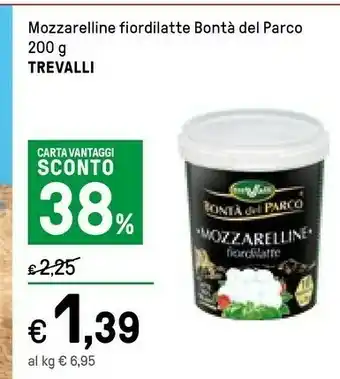 Iper La Grande Trevalli Mozzarelline Fiordilatte Bonta Del Parco offerta