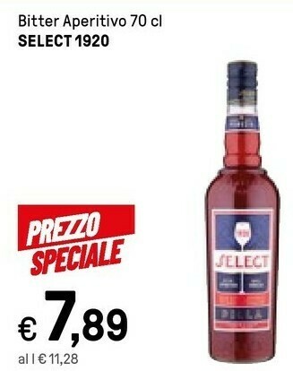 Iper La Grande Select 1920 Bitter Aperitivo offerta