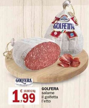 Crai Golfera salame il golfetta offerta
