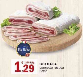 Crai Blu Italia pancetta rustica offerta