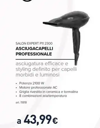 Unieuro Imetec Asciugacapelli Professionale Salon Expert P11 offerta