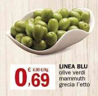 Crai Linea Blu olive verdi mammuth grecia offerta