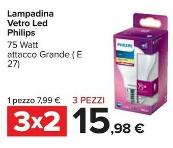 Carrefour Philips Lampadine offerta