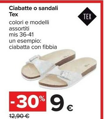 Carrefour Pantofole offerta