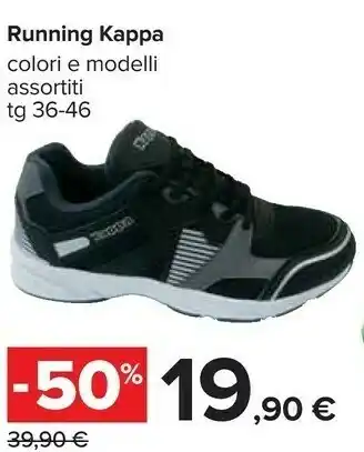 Carrefour Kappa Scarpe running offerta