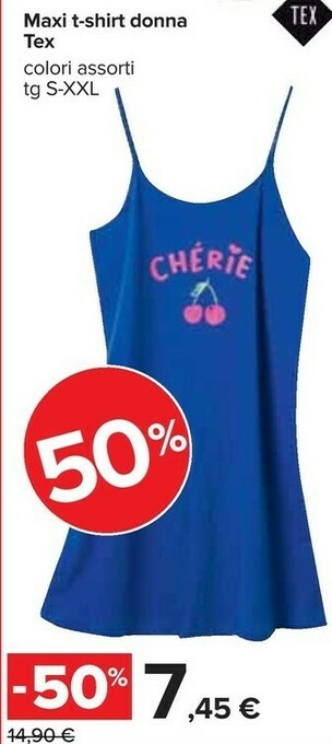 Carrefour T-shirt uomo offerta