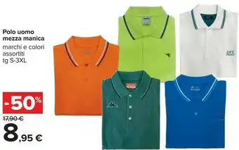 Carrefour Avx Polo uomo offerta