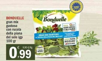Crai Bonduelle gran mix gustoso con rucola della piana del sele igp 100 gr offerta