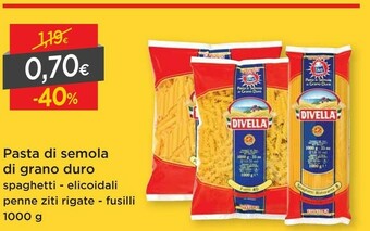 DPiù Divella Pasta di semola offerta