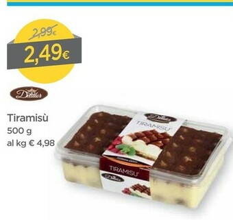 DPiù Tiramisù offerta
