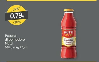 DPiù Mutti Passata di pomodoro offerta