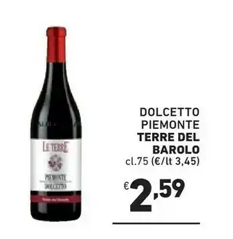 Le Terre Dolcetto Piemonte Terre Del Barolo