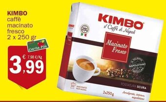 Crai Kimbo caffè macinato fresco 2 x 250 gr offerta