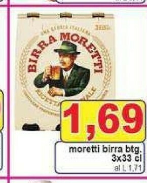 Gros Moretti Birra offerta
