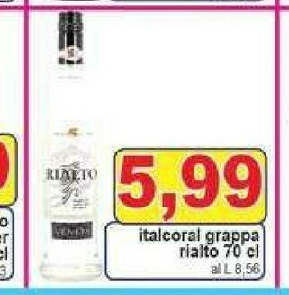Gros Grappa offerta