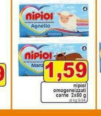 Gros Nipiol Omogeneizzati offerta