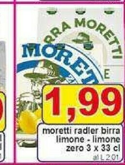 Gros Moretti Birra offerta