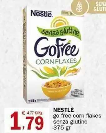 Crai Nestlè go free corn flakes senza glutine 375 gr offerta