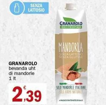 Crai Granarolo bevanda uht di mandorle 1 lt offerta