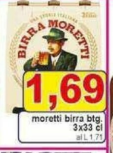 Gros Moretti Birra offerta
