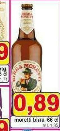 Gros Moretti Birra offerta