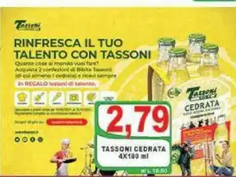 Gros Tassoni Bevande analcoliche offerta