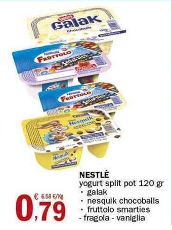 Crai Nestlè yogurt split pot 120 gr offerta